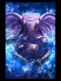 Ganesh Artwork Metal Poster