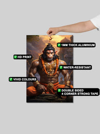 Hanuman Divine Metal Poster