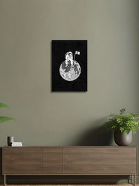 Moon Astronaut Metal Poster
