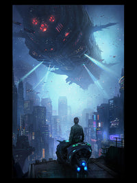 The Underworld Future City Metal Poster
