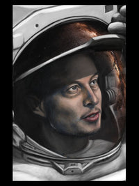 Elon Musk SpaceX Metal Poster